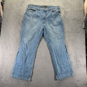 VTG Starbury Steve & Barry's Jeans Mens 38x30 Blue Cotton Denim Straight Baggy